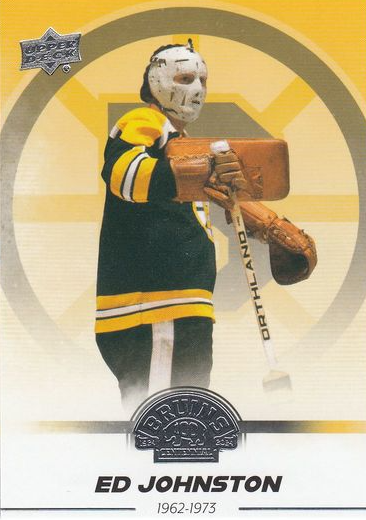 řadová karta ED JOHNSTON 23-24 UD Boston Bruins Centennial číslo 43